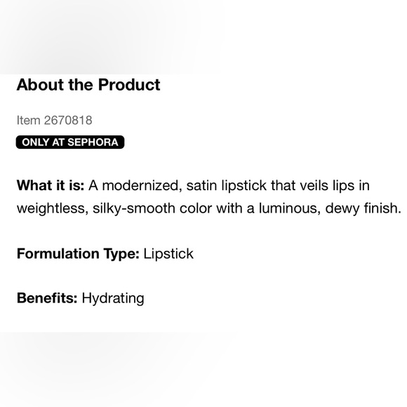 Pat McGrath Labs Satinallure Lipstick- Nude Fantasia 648 - Picture 14 of 14